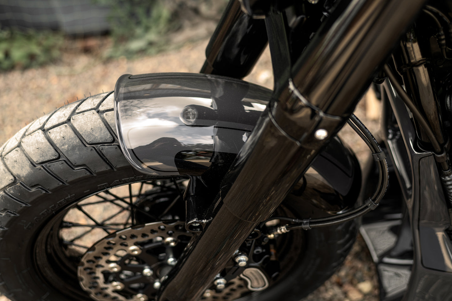 Custom Front Fender "Fatty" 2018-2025 Softail M8 Slim FLSL And Heritage FLHC/S