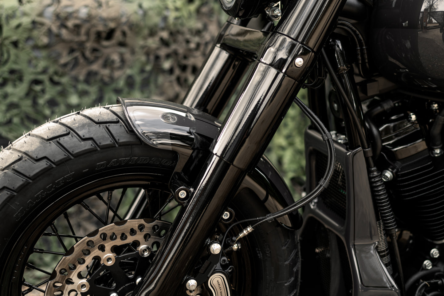 Custom Front Fender "Fatty" 2018-2025 Softail M8 Slim FLSL And Heritage FLHC/S