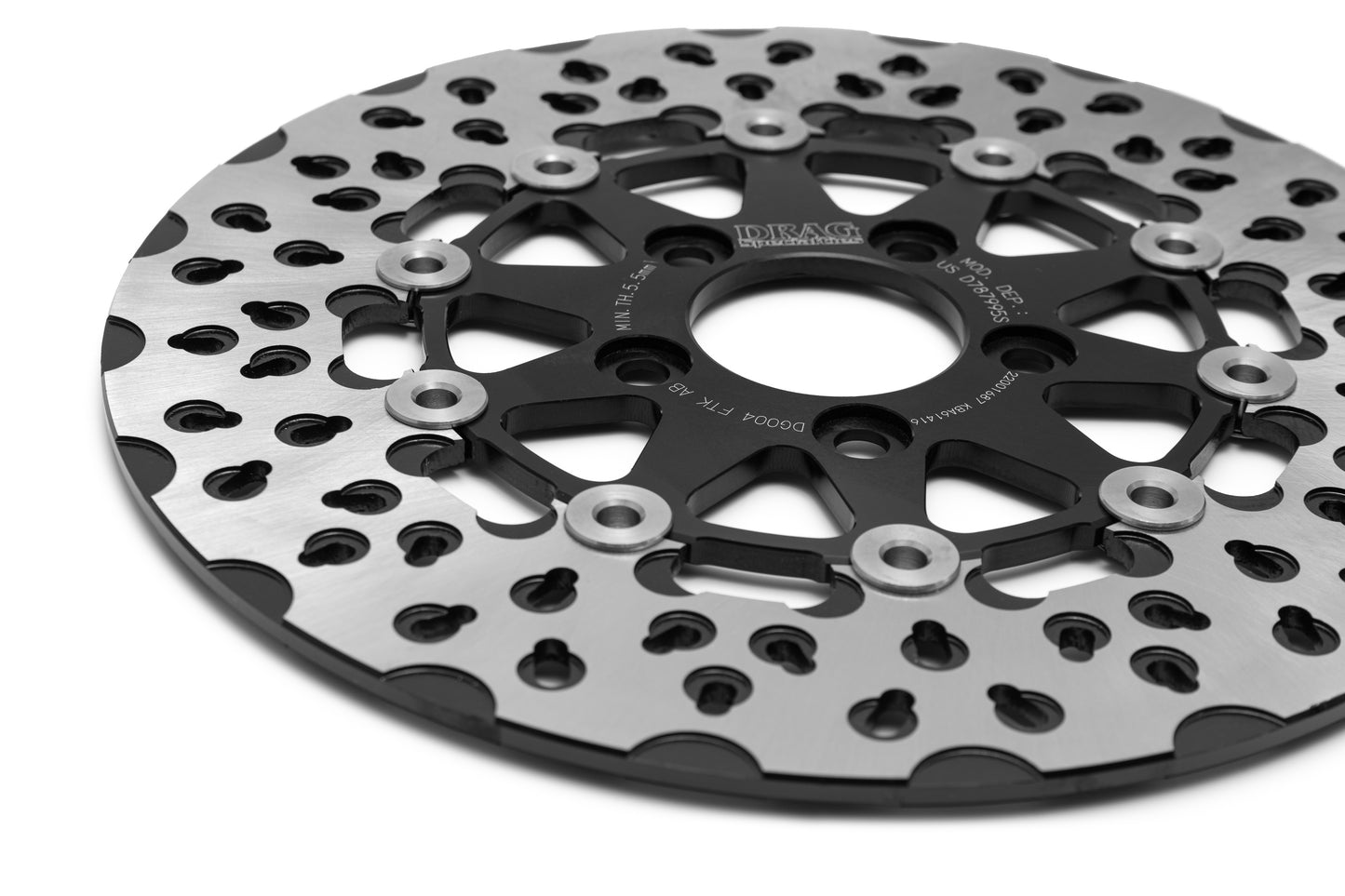 Harley Davidson rear brake rotor by Killer custom white background