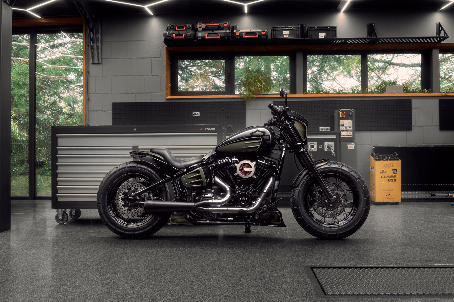 Custom Front Fender for 2018-2025 M8 Softail Street Bob FXBB FXBBS FXST