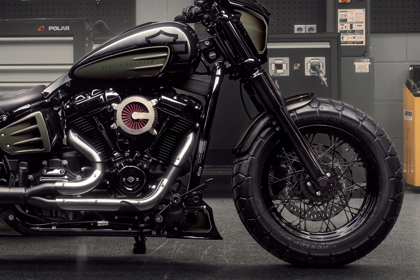 Custom Front Fender for 2018-2025 M8 Softail Street Bob FXBB FXBBS FXST