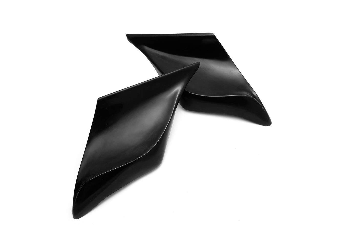 Stretched Extended Touring Side Covers 2009-2013 "Wave"