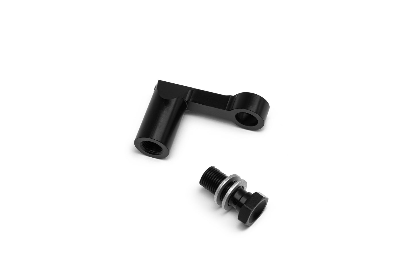 Harley Davidson hydraulic brake and clutch hoses extension by Killer Custom white background