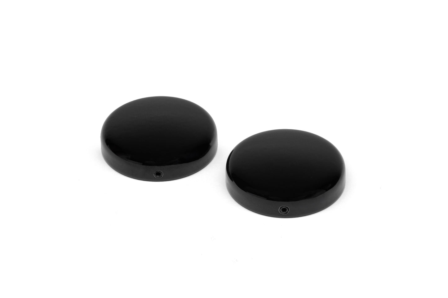 Harley Davidson bobber fork caps by Killer Custom white background