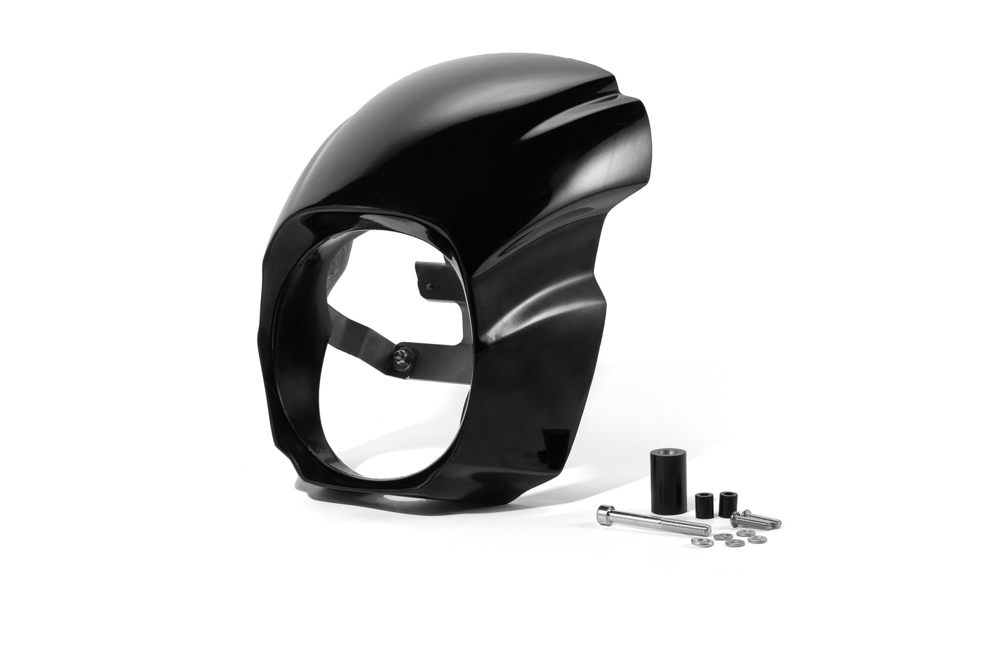 Harley Davidson "Tomahawk" series headlight fairing by Killer Custom white background