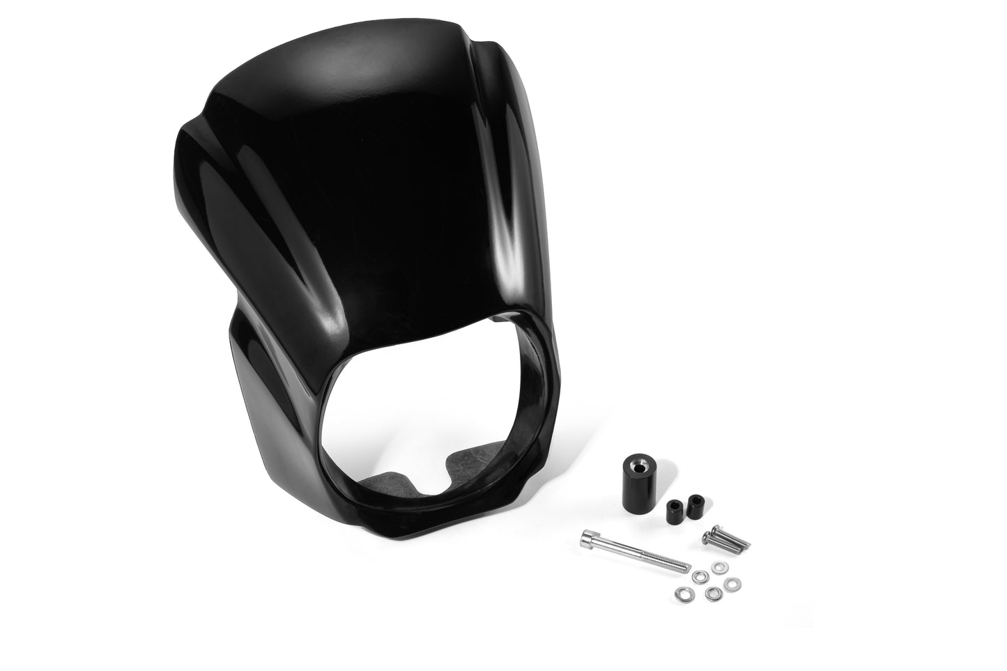 Harley Davidson "Tomahawk" series headlight fairing by Killer Custom white background