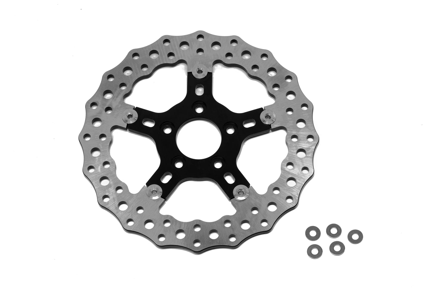 Harley Davidson big brake rotor kit by Killer Custom white background