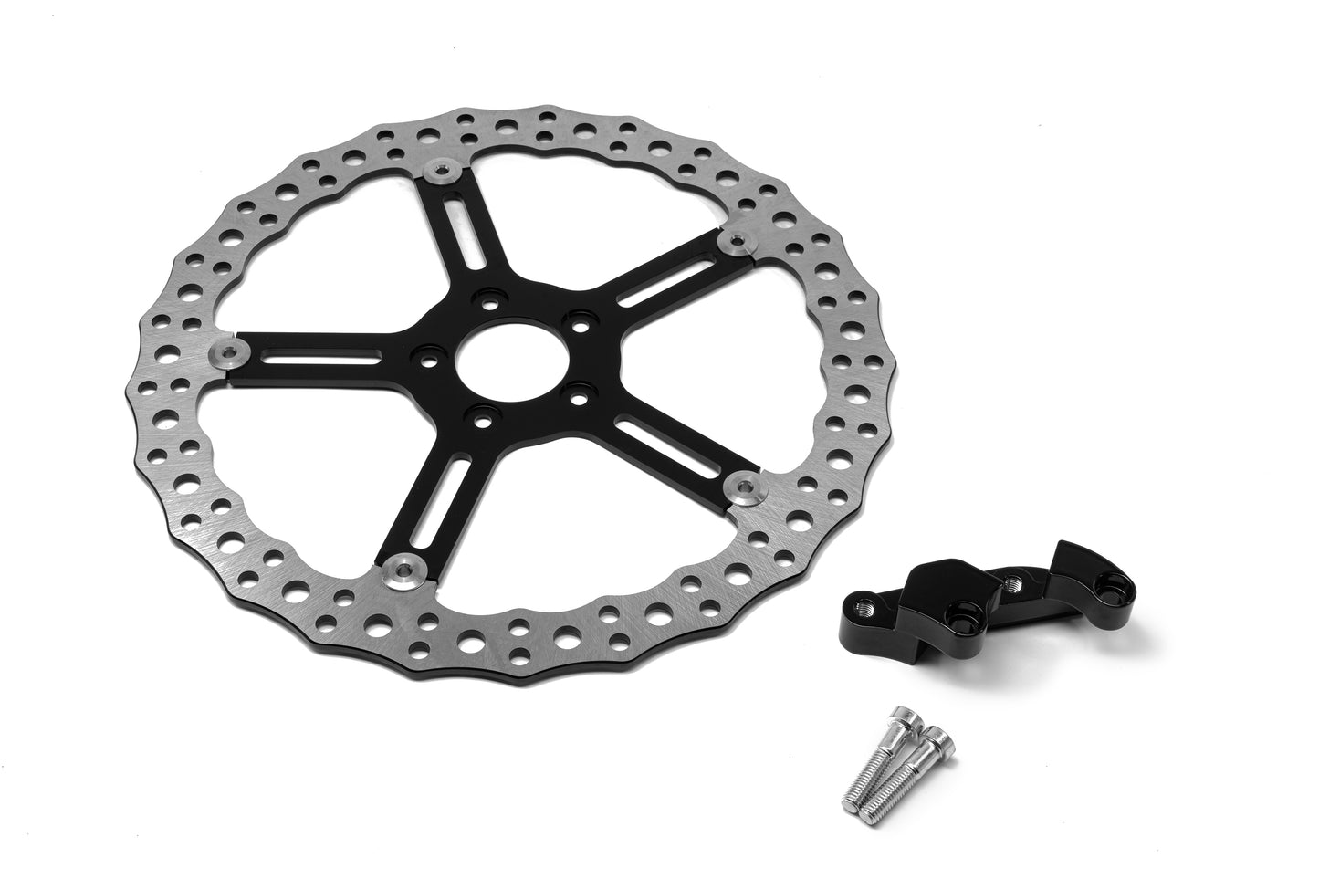 Harley Davidson big brake rotor kit by Killer Custom white background