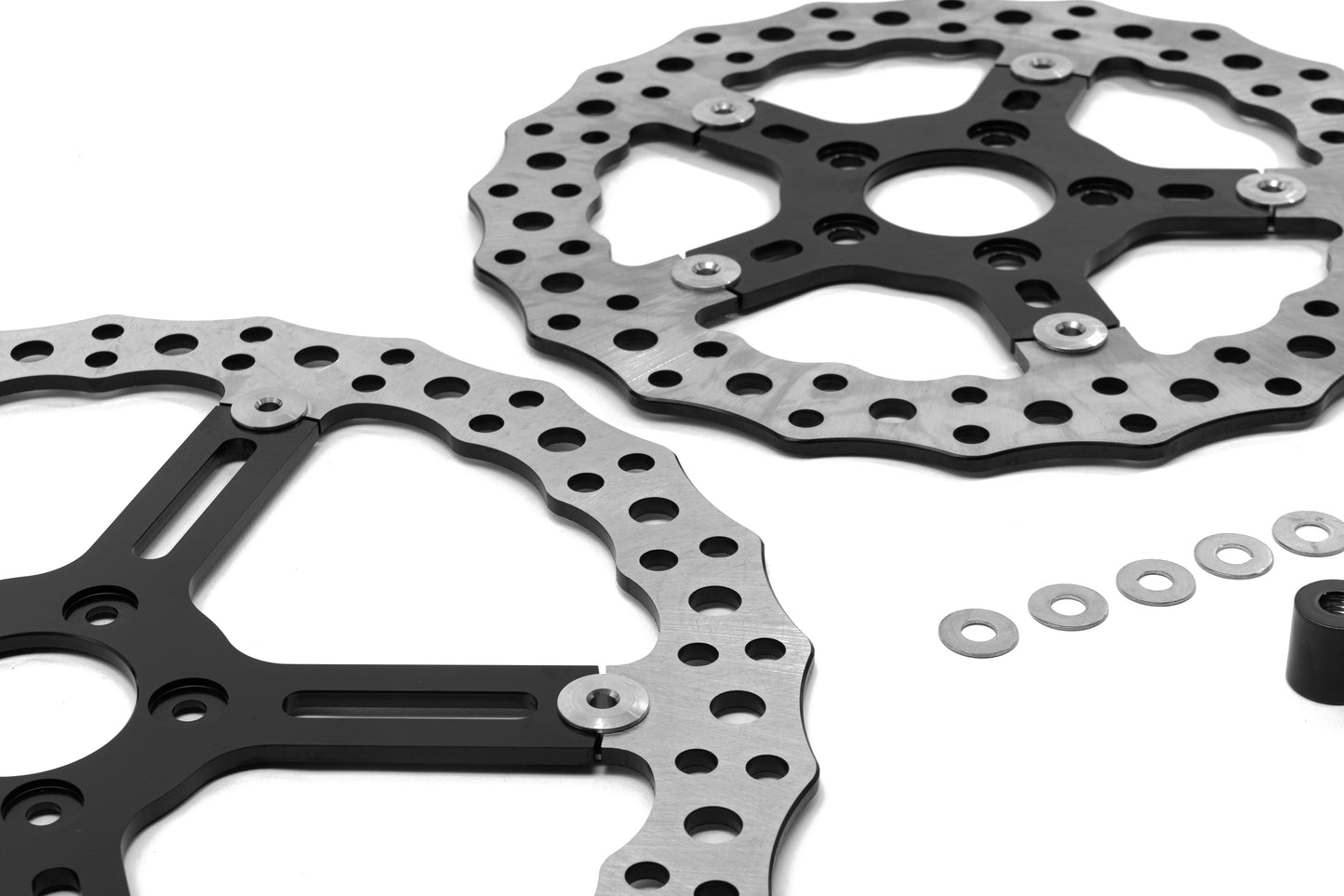 Harley Davidson big brake rotor kit by Killer Custom white background