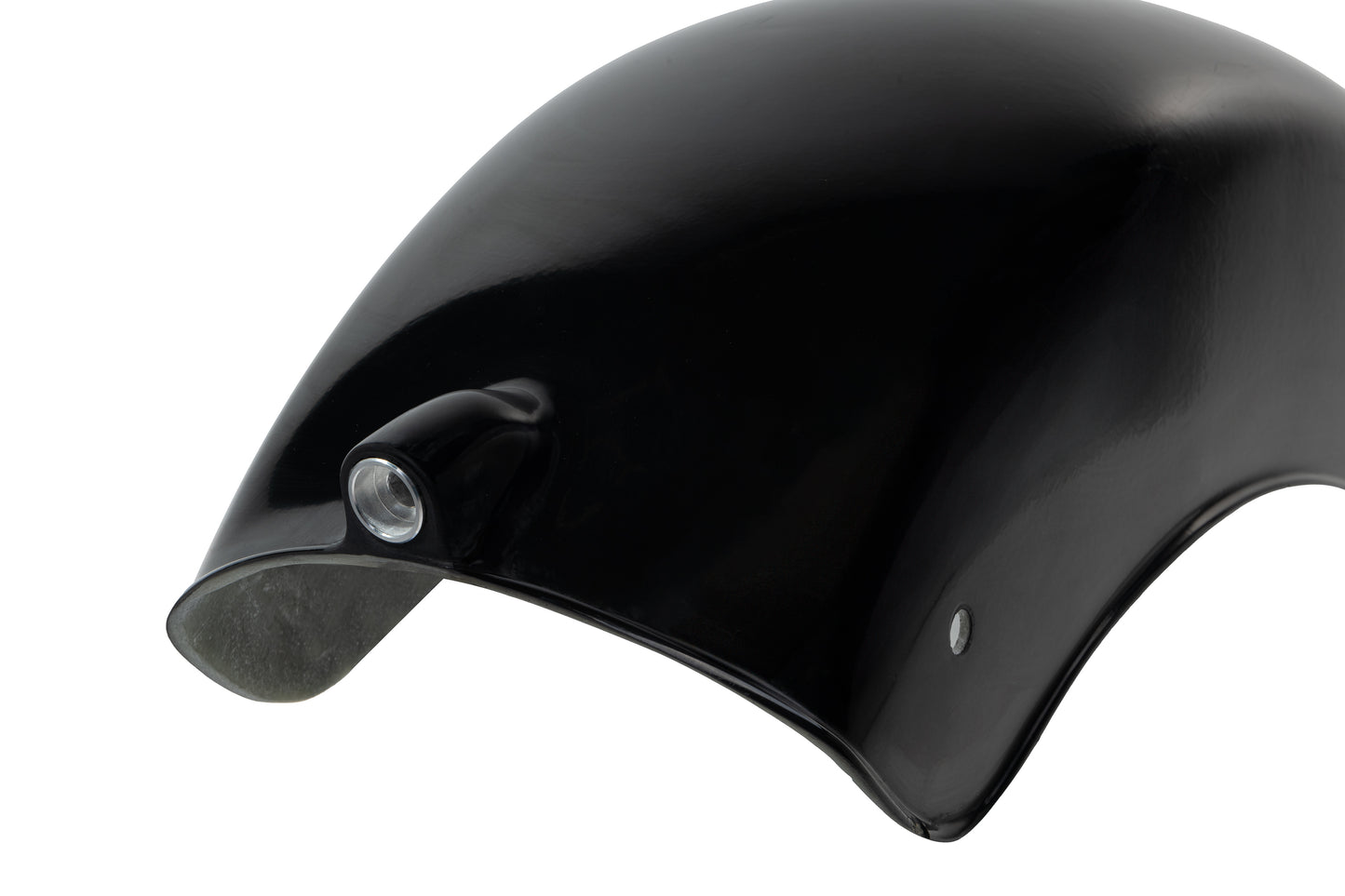 Harley Davidson motorcycle with Killer Custom "Apache" rear fender by Killer Custom white background