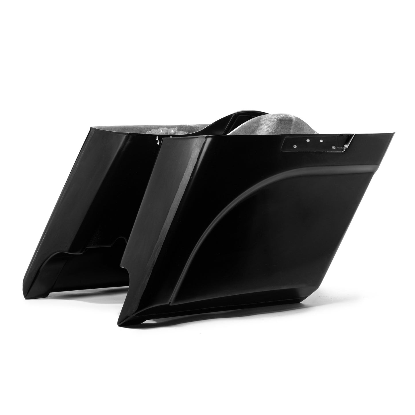 Harley Davidson extended bagger saddlebags by Killer Custom white background