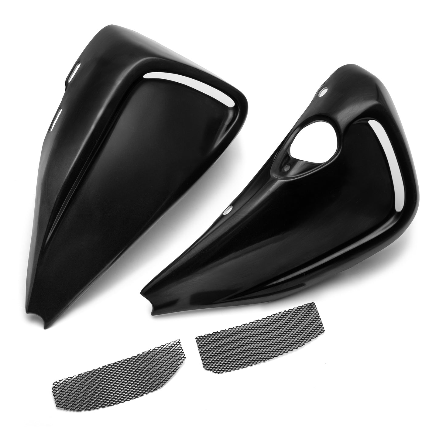 Harley Davidson side covers kit by Killer Custom white background