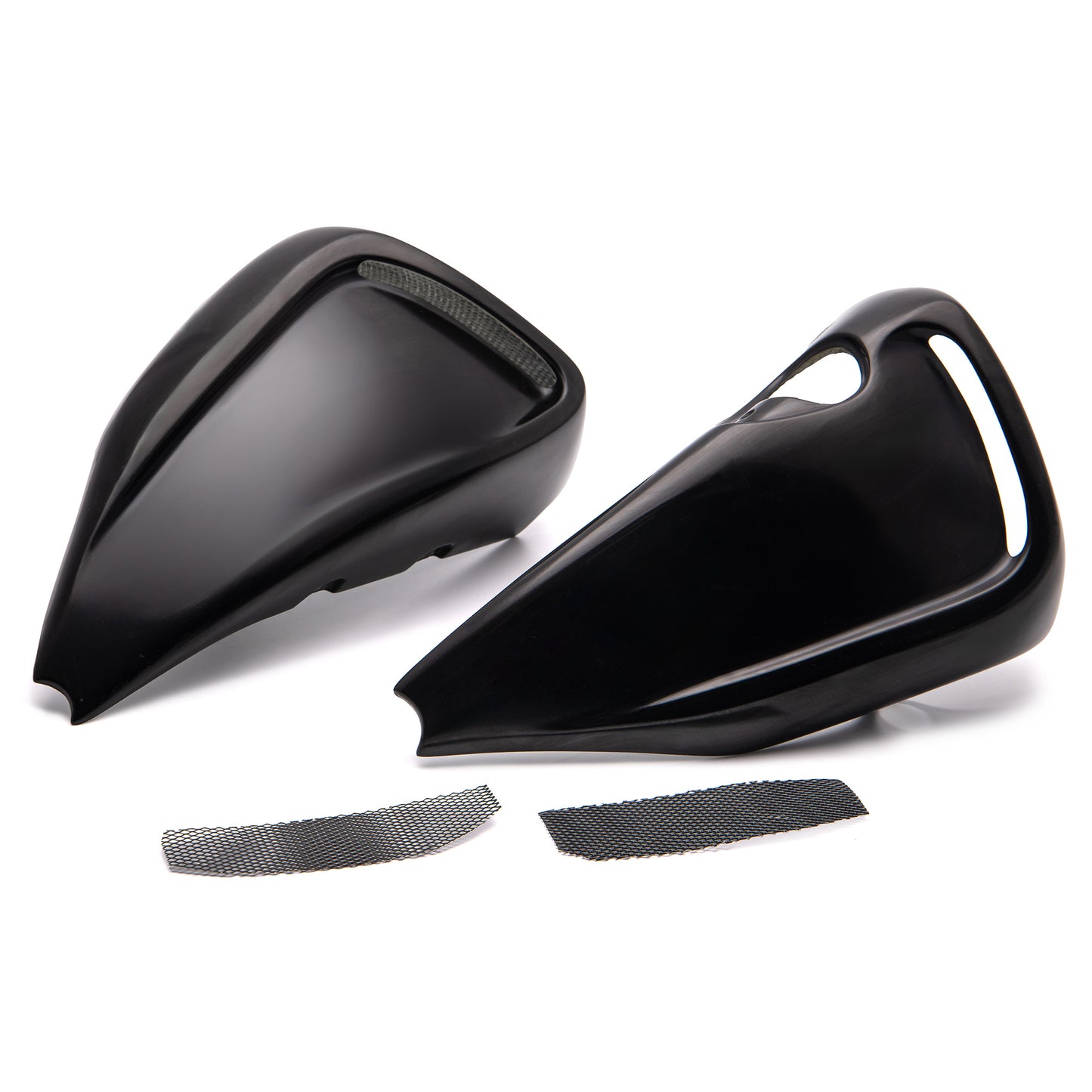 Harley Davidson side covers kit by Killer Custom white background