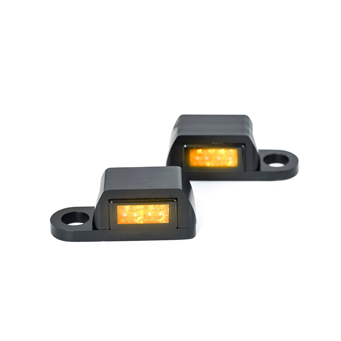 Harley Davidson "Turbo" led turn signals by Killer Custom white background