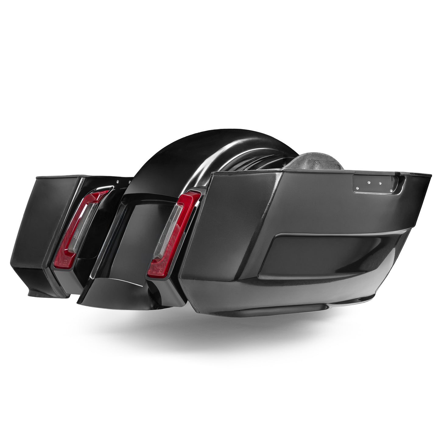 2024–2025 Touring Saddlebags & Rear Fender Kit – Edge Line Series with Universal Plate Recess