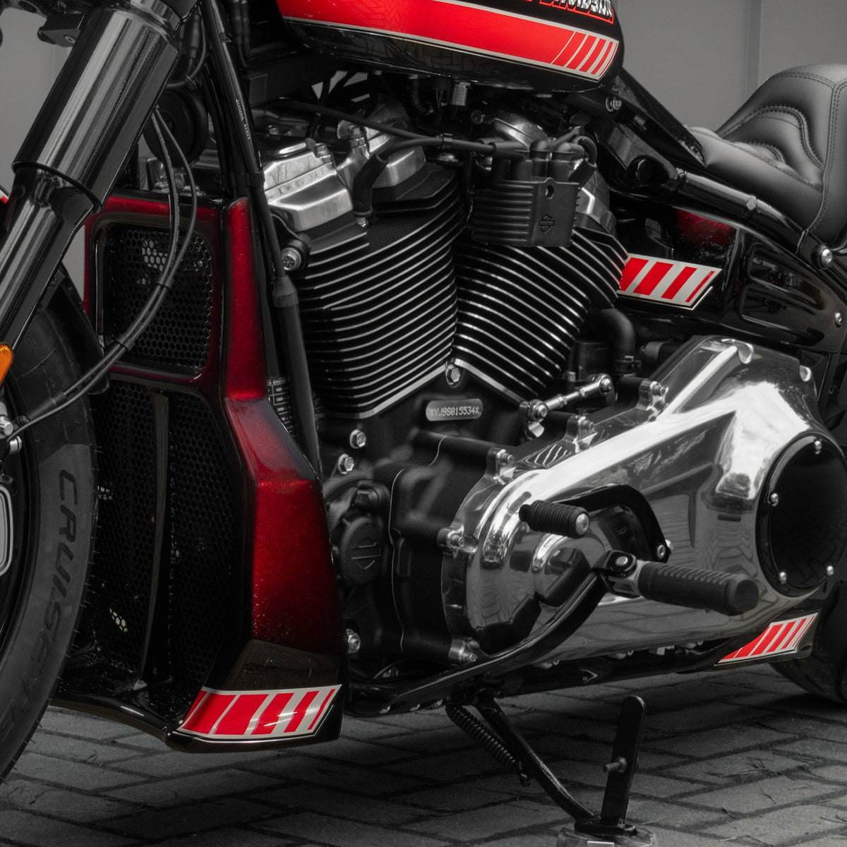 "Avenger" Series Softail M8 Radiator Cover 2018-2026