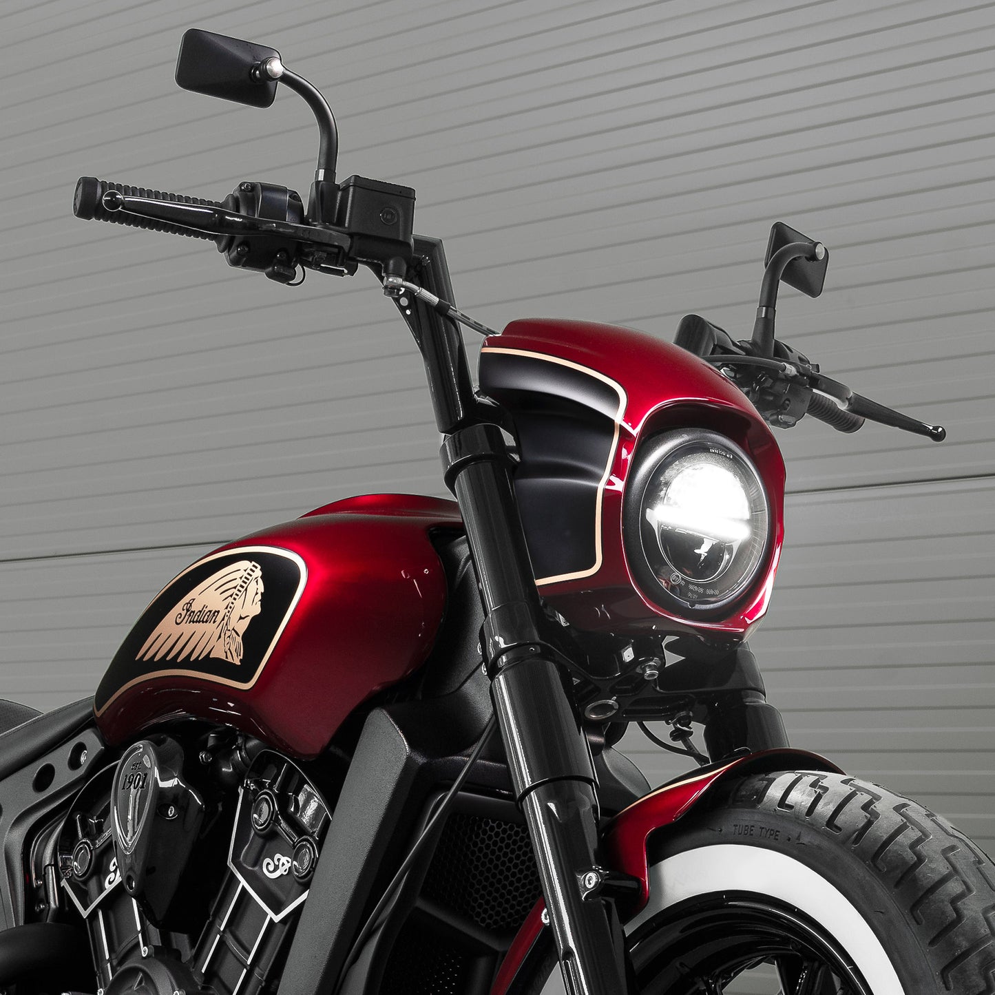 Indian Scout "Tomahawk" Mini Ape 1 1/2" bars