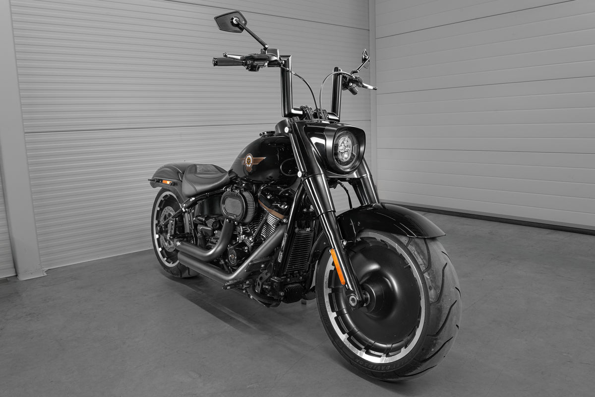 "Outlaw" 2" Fat Bars Built for Harleys with 1.25" Risers