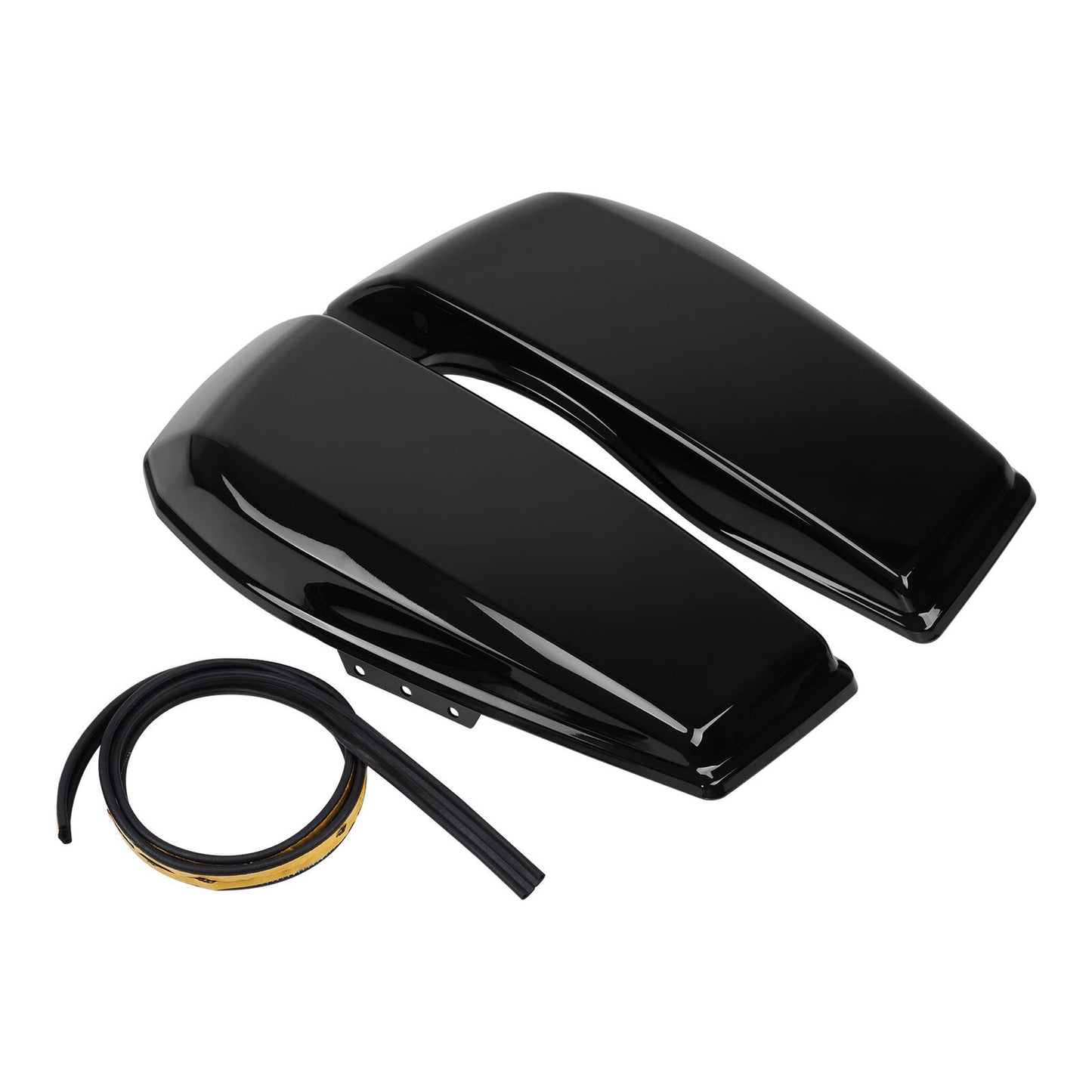 2024–2025 Harley Touring Saddlebag Lid Set – Vivid Black | OEM Style, ABS