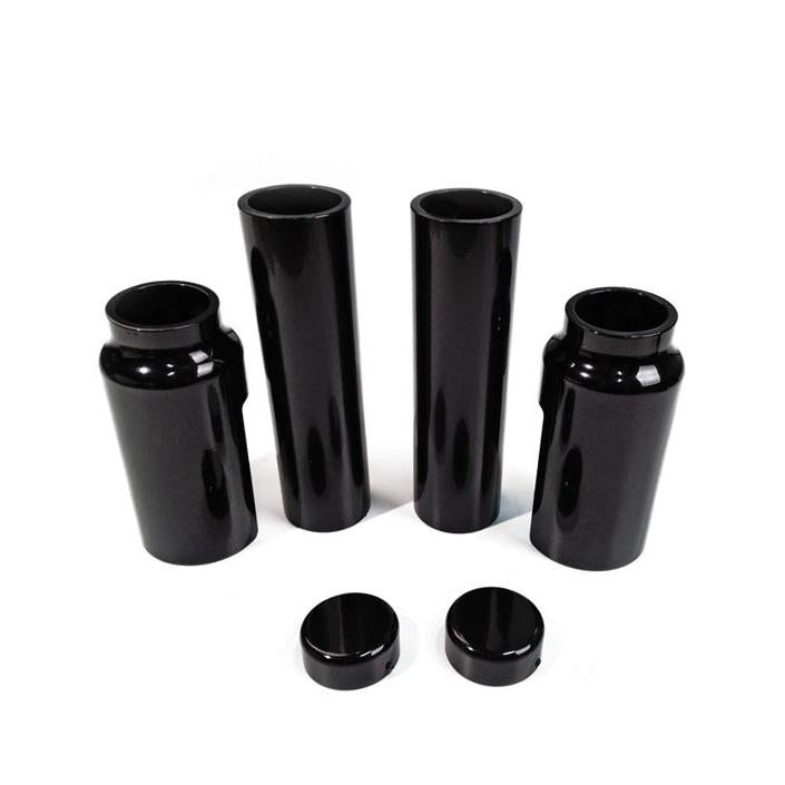 Harley Davidson "Aggressor" full fork cover set by Killer Custom white background