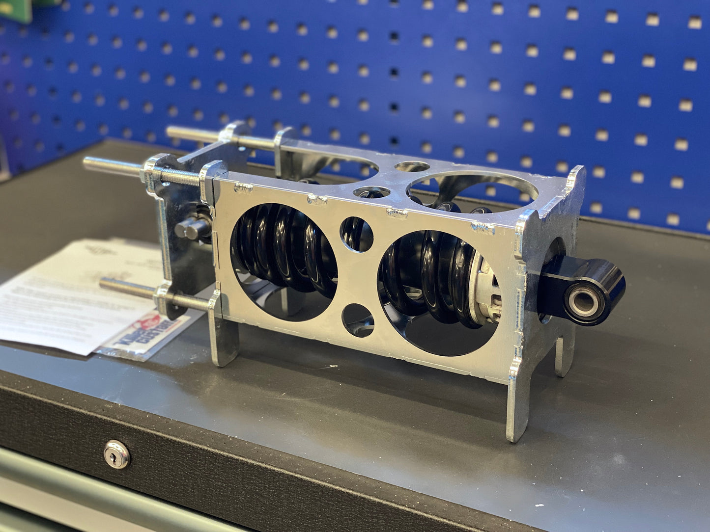 Harley Davidson shock/spring compression tool for rear lowering kit