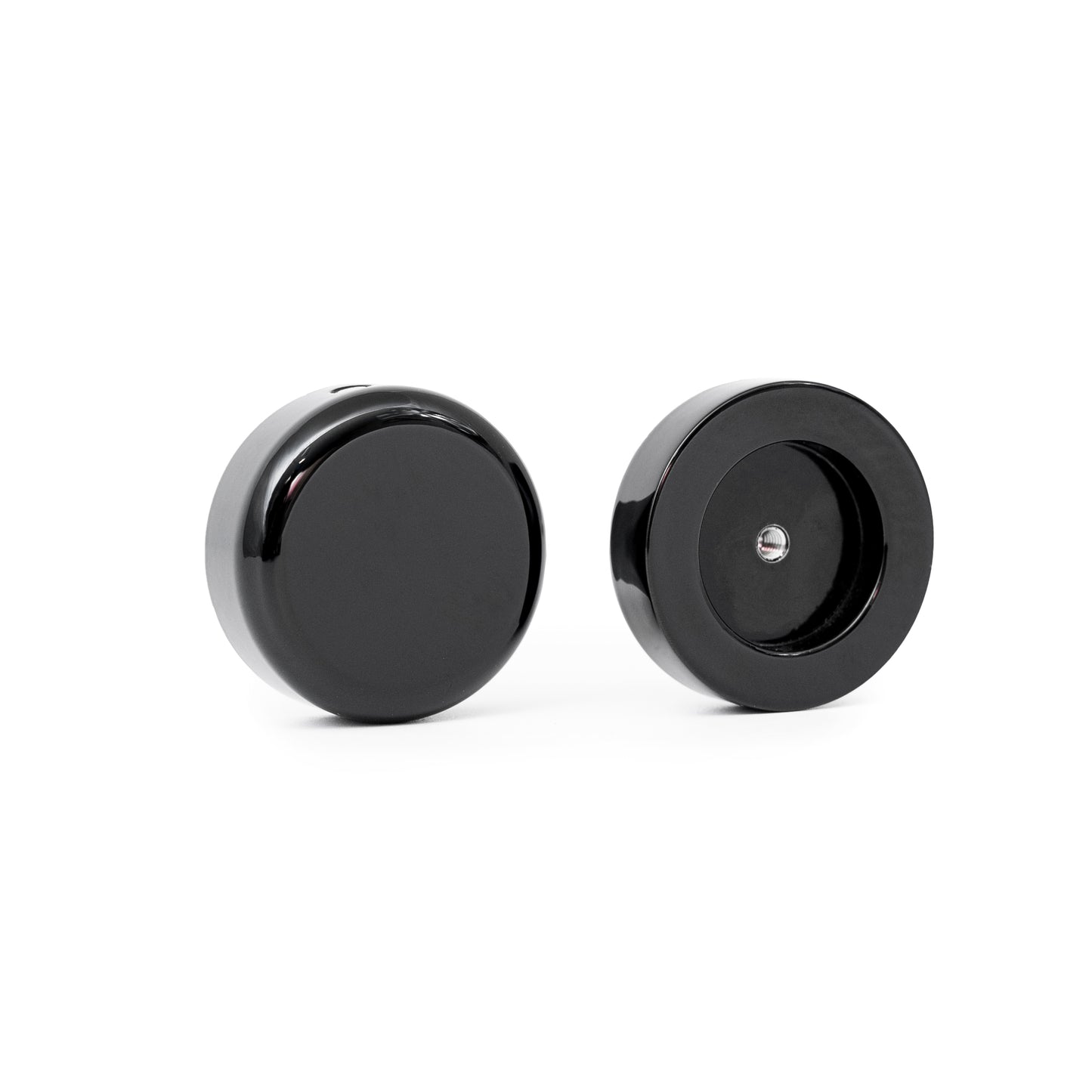 Harley Davidson front axle cover set for fork assemblies by Killer Custom white background