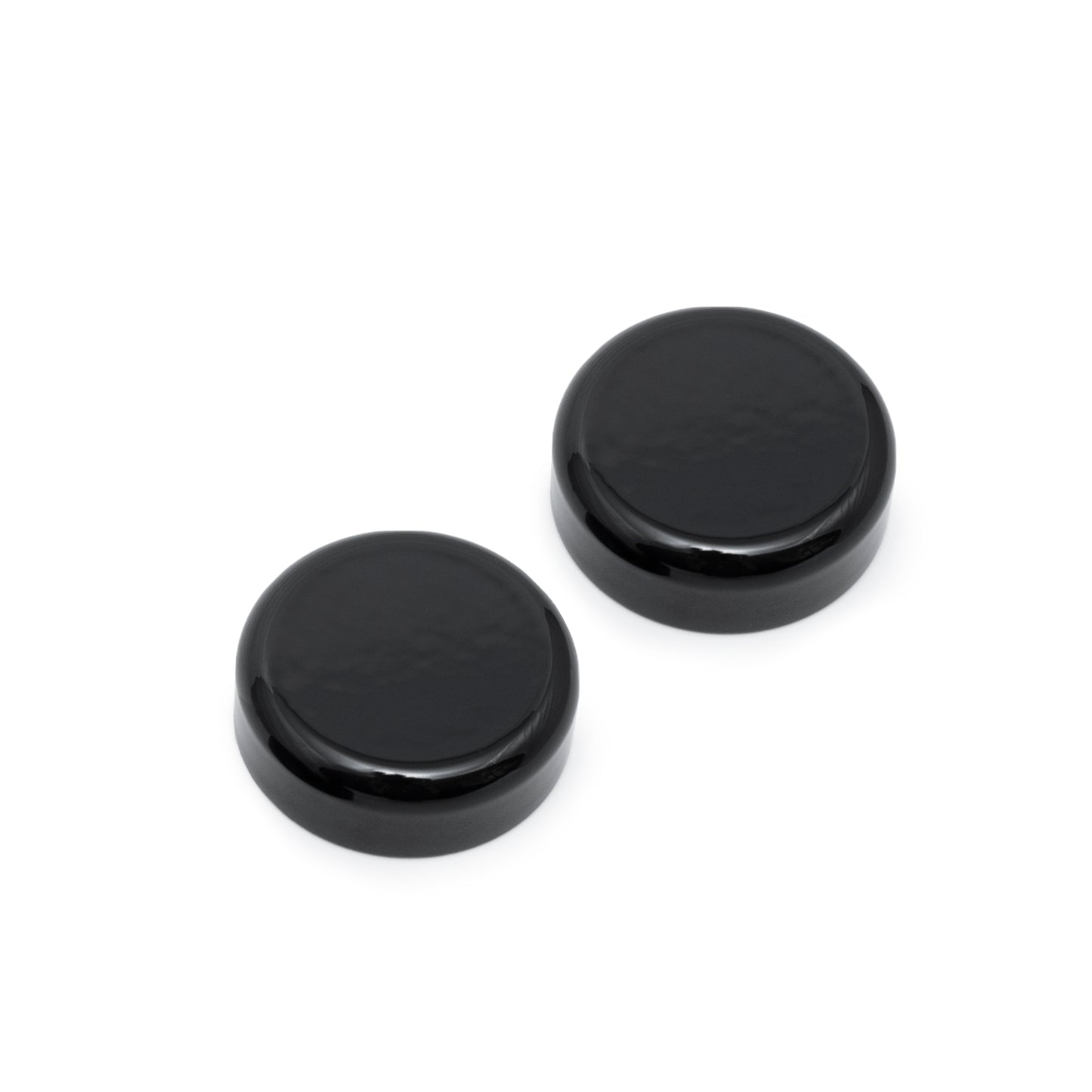 Harley Davidson front axle cover set for fork assemblies by Killer Custom white background