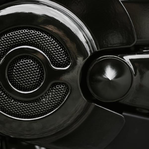 All V-Rod Swingarm Pivot Cover Kit Black Anodized "Spyker"