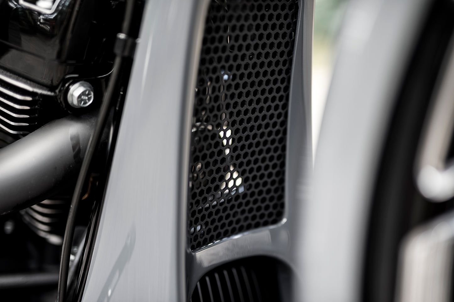 "Aggressor" Series Touring Radiator Cover 2017-2023