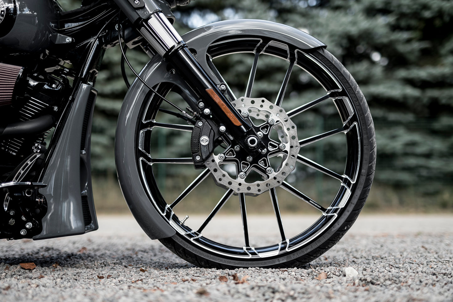 1996-2023 "Competition Series" 26" Front Wrap Fender For Touring