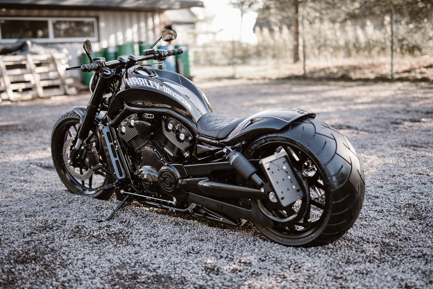 Legend Air Ride Shock Suspension for V-Rod  2007-2017
