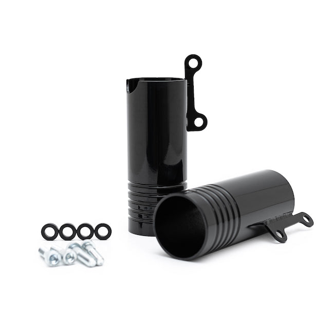 Harley Davidson fat bob and low ride lower fork covers by Killer Custom white background