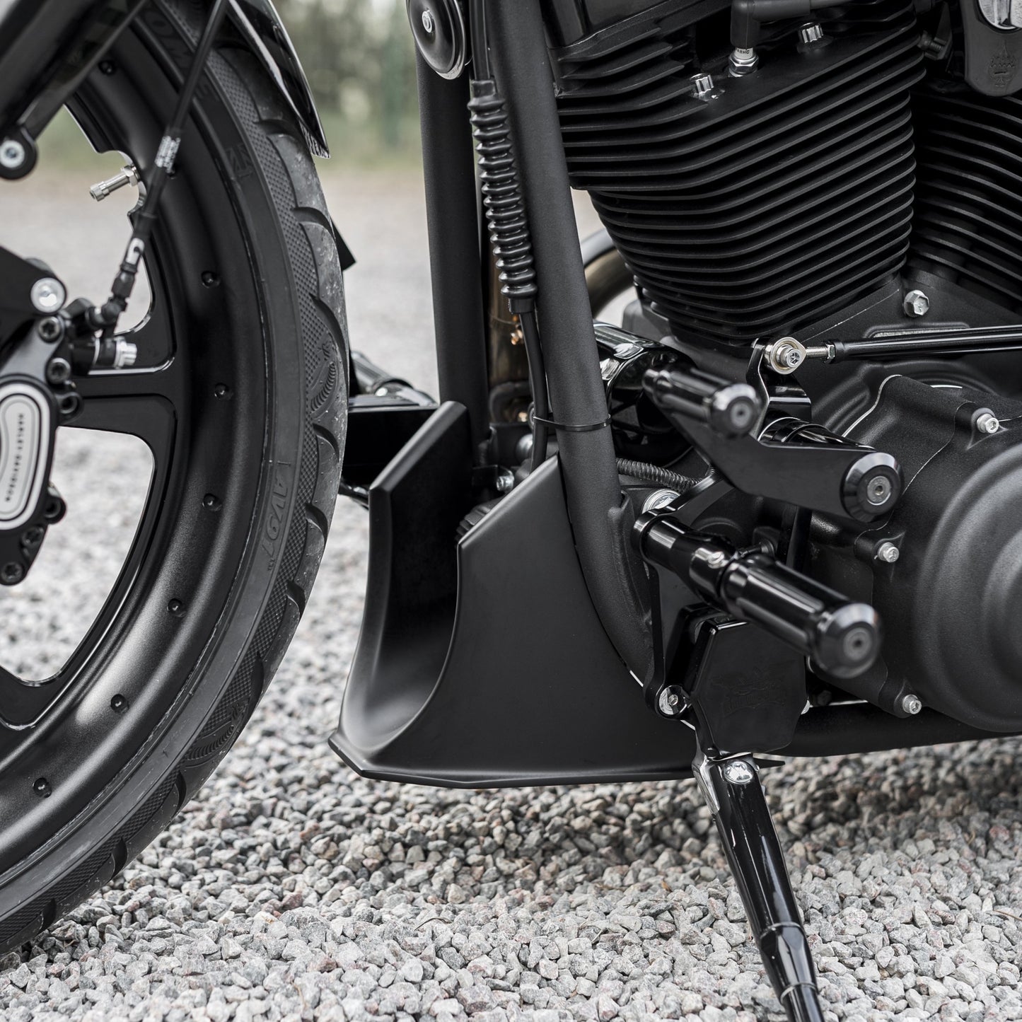 H-D "Bobbstr" Series Softail Chin Spoiler 2000-2017 FLST FXST