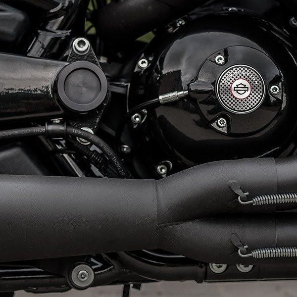Harley-Davidson All V-Rod Swingarm Pivot Cover Kit Black Anodized Accessories
