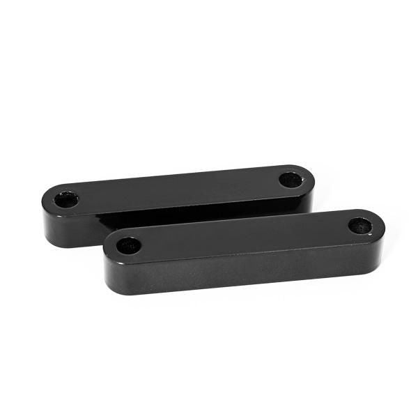 Harley-Davidson Black Front Fender Spacers 14-17 License Plate Holder & Lights