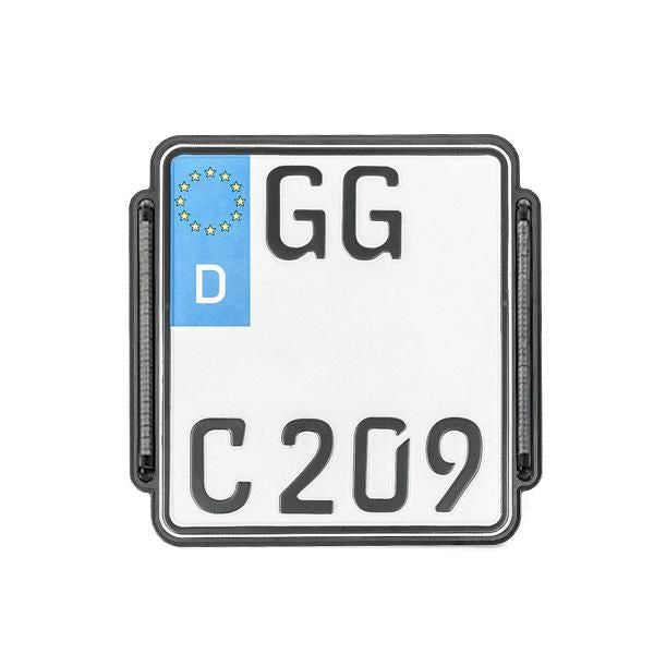 Harley-Davidson Black Licence Plate Frame With Turn Signals & Brake Light Pockets Accessories