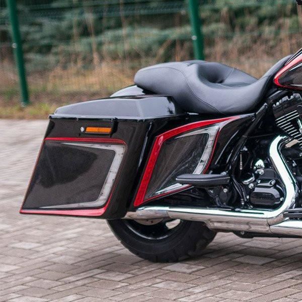 Harley-Davidson Stretched Extended Side Covers 09-13 Wave