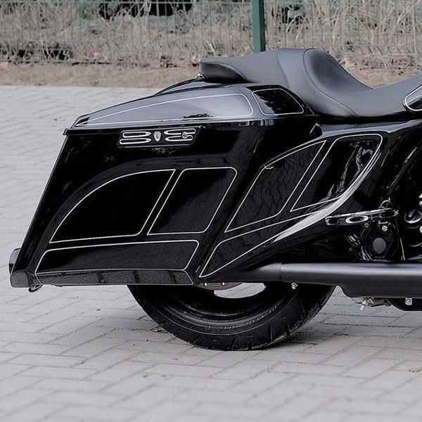 Harley-Davidson Stretched Extended Side Covers 14-17 Gazelle