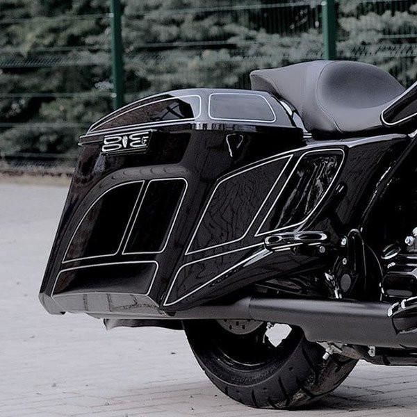 Harley-Davidson Stretched Extended Side Covers 14-17 Gazelle