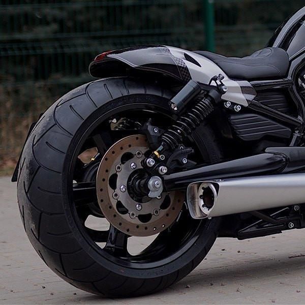 Harley-Davidson V-Rod Custom Rear Fender 07-17 Short Oval Fenders