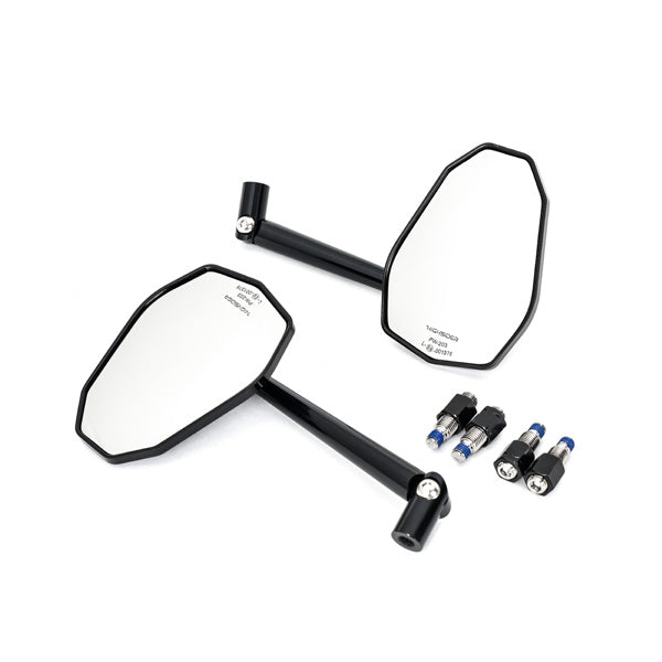Harley Davidson booster mirrors by Killer Custom white background