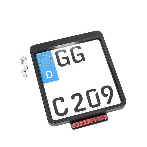 Harley Davidson german "Blind Hole" license plate holder by Killer Custom white background