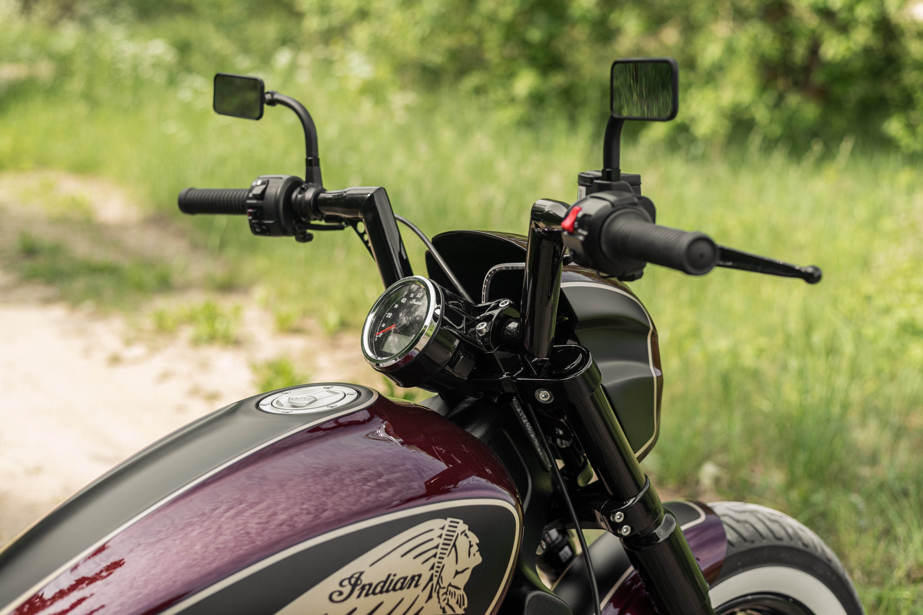 Scout discount bobber handlebars