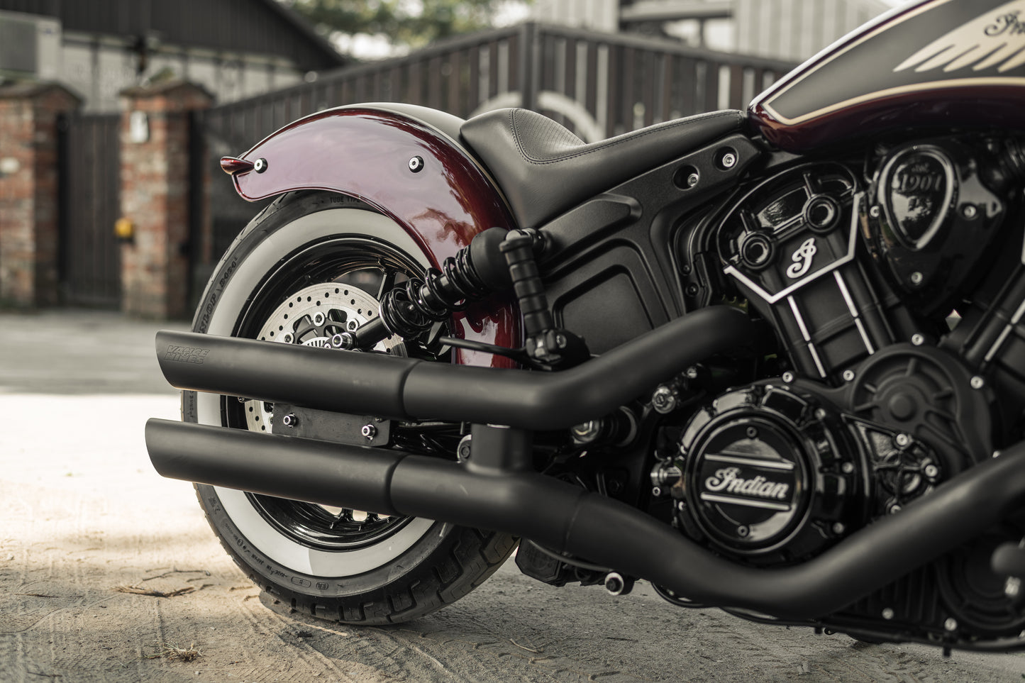 Indian Scout 2015-Later Rear Fender "Apache II"
