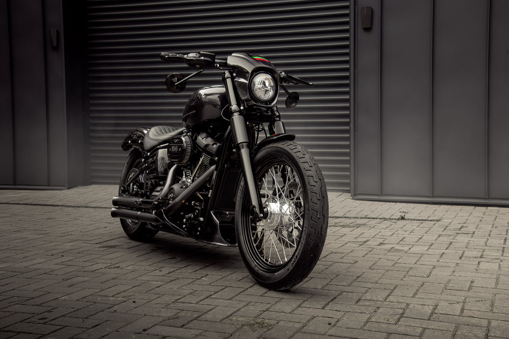 HCmotorku Copertura per bobina di accensione per moto Harley Softail Breakout Street Bob Fat Boy Low Rider Standard FLS FLSB FLSTF FXDB FXBRS 2018-2023, nero HCmotorku Copertura per bobina di accensione per moto Harley Softail Breakout Street Bob Fat Boy Low Rider Standard FLS FLSB FLSTF FXDB FXBRS 2018-2023, nero