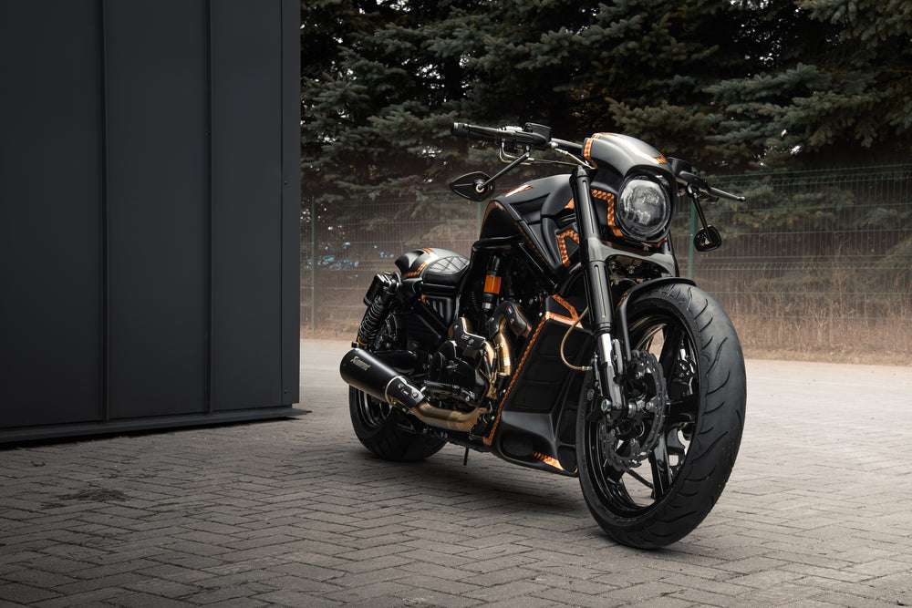 Harley-Davidson Black LED Headlight Kit V-Rod