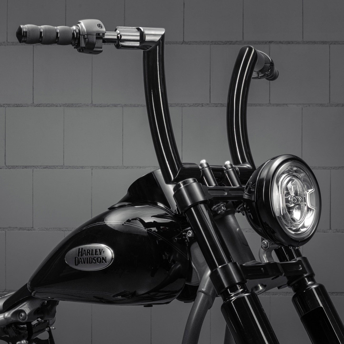 Killer Bull 2" Fat Bars – Built for Harleys with 1.25" Risers, Chrome