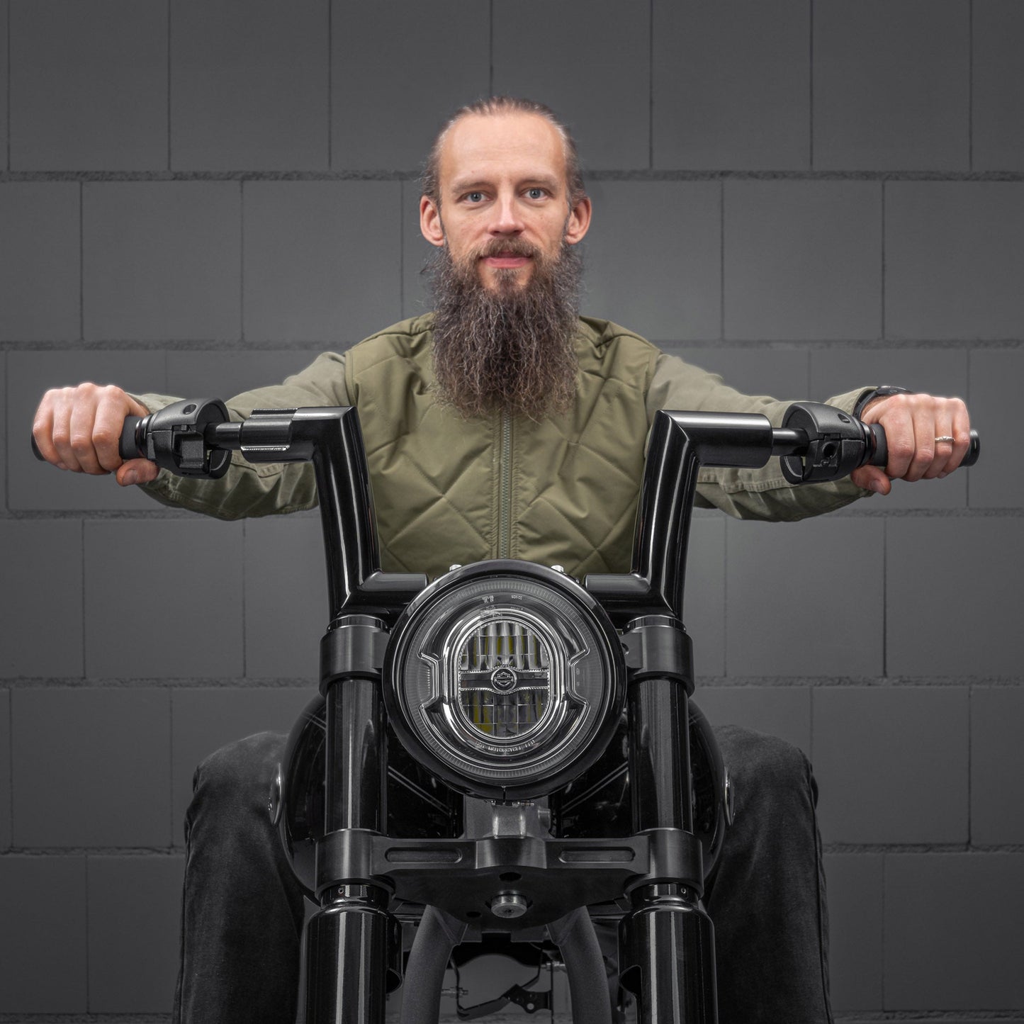 Killer Bull 2" Fat Bars – Built for Harleys with 1" Risers, Chrome
