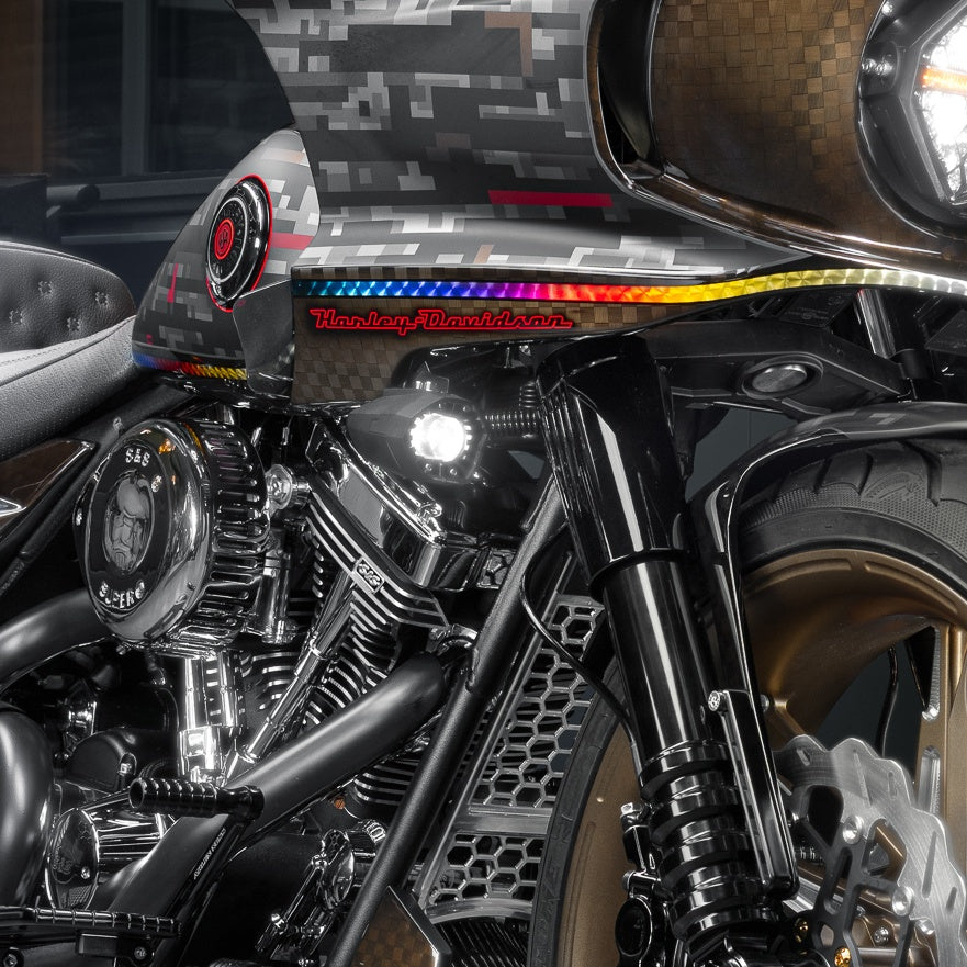 Auxiliary LED Passing Spotlight – Dual Color, Bluetooth Control