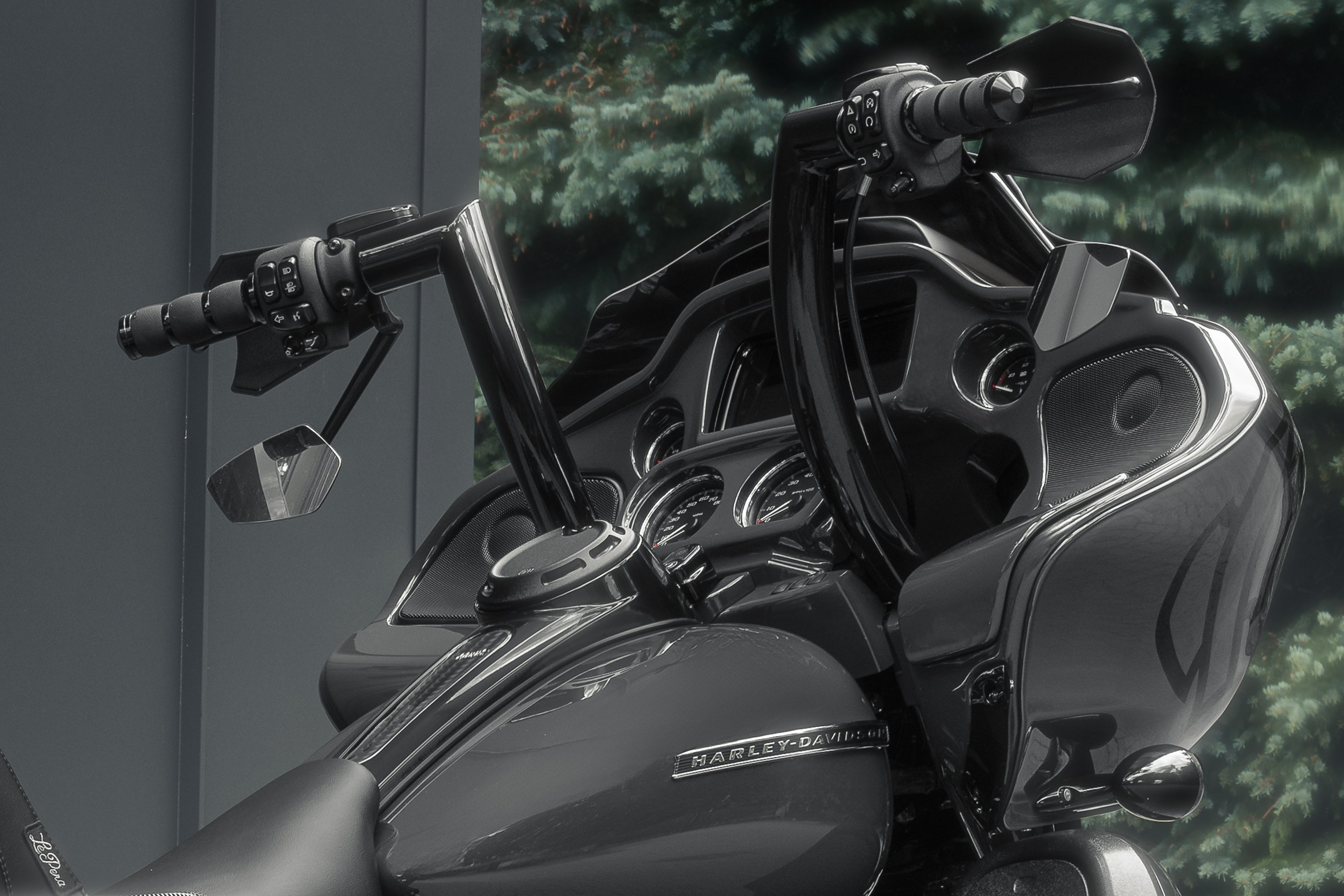 Narrow Custom Motorcycle Handlebars 190 Custom Motorcycle Handlebars